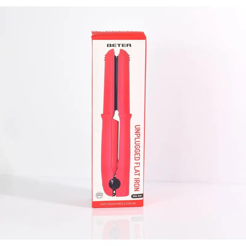 Beter Plancha electrónica de viaje GRWM rojo