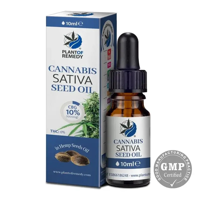 Plant Of Remedy Aceite De Cannabis Sativa 10% Cbg  , 10 ml