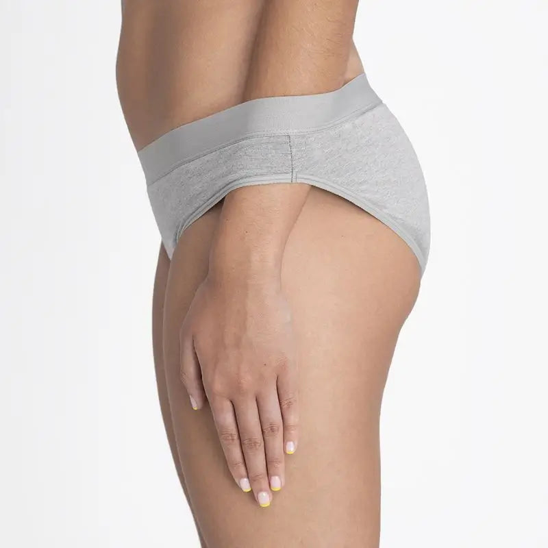 Platanomelón Salud E Higiene Kiwitas Classic Sporty Braguitas Menstruales Gris / S