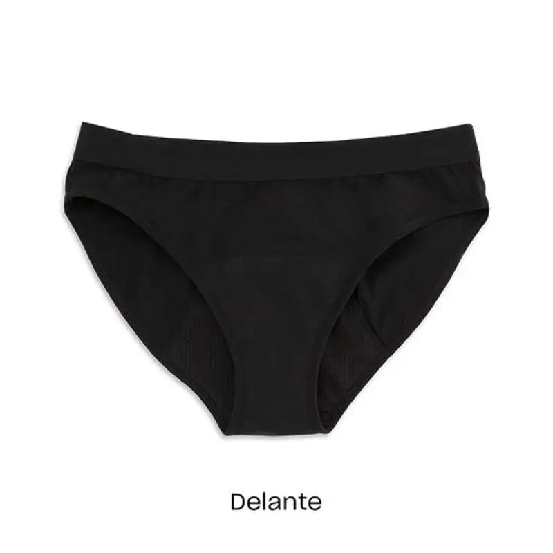 Platanomelón Kiwitas Classic Sporty Braguitas Menstruales Negro / L