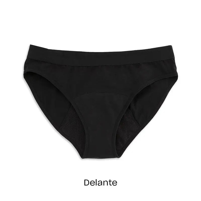 Platanomelón Salud E Higiene Kiwitas Classic Sporty Braguitas Menstruales Negro / S