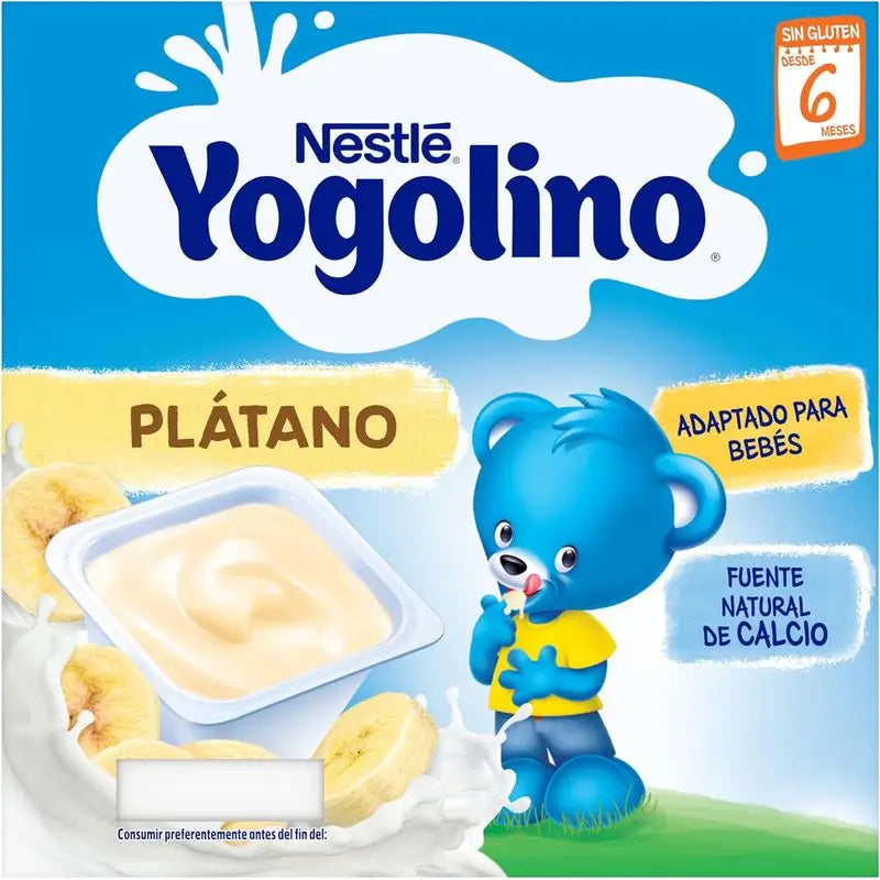 Nestlé Yogolino Plátano, 4X100 gr