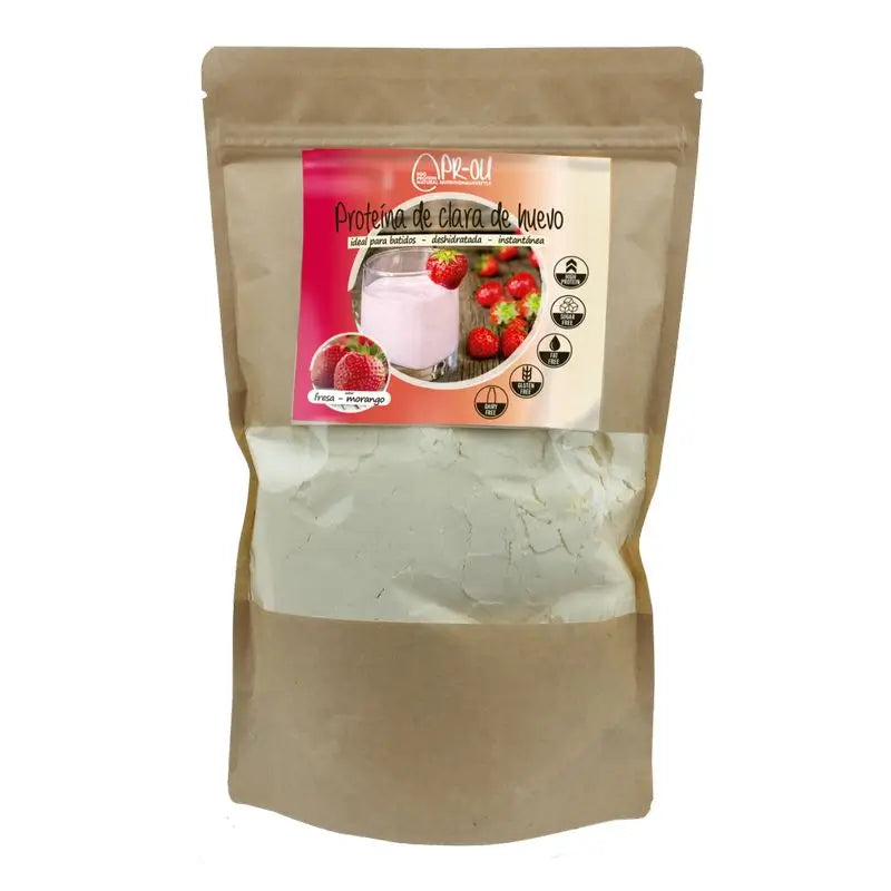 Pr-Ou Clara De Huevo Sabor Fresa 1Kg.Sg