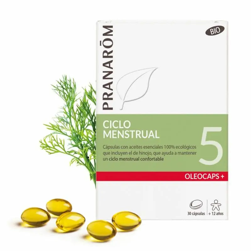 Pranarôm 5 Ciclo Menstrual BIO, 30 Caps