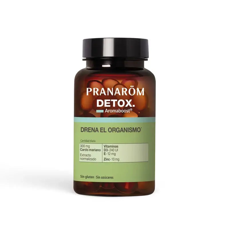 Pranarôm Aromaboost Detox Eliminación De Toxinas , 60 capsulas