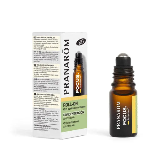 Pranarôm Aromaboost Roll On Focus Bio , 5 ml