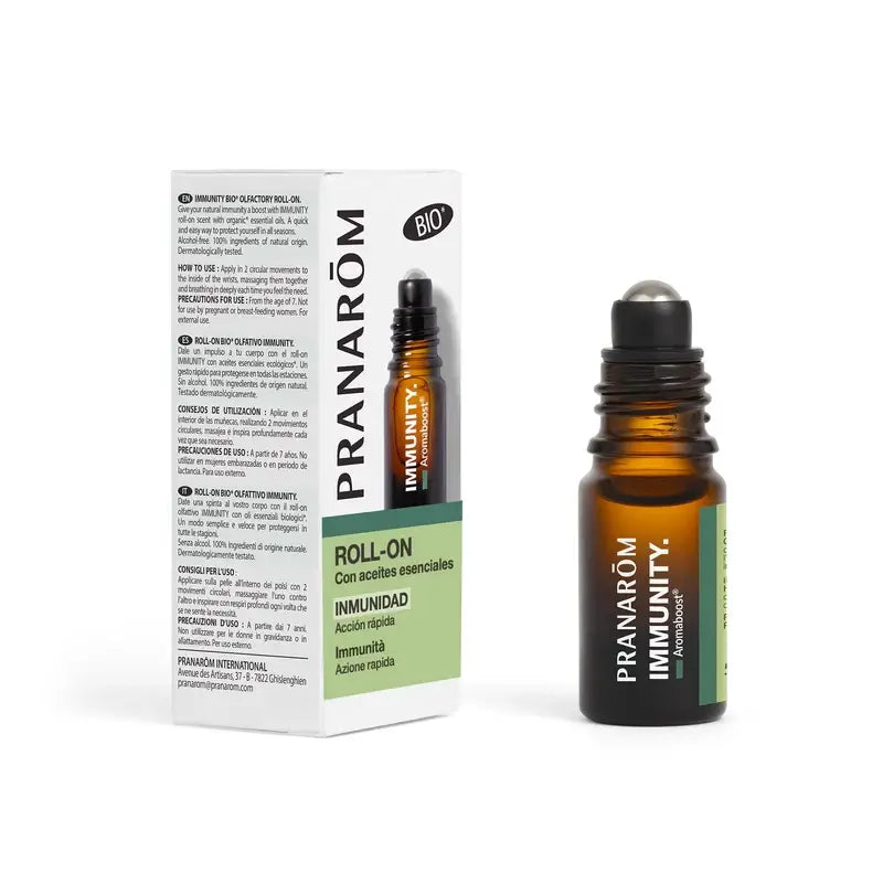 Pranarôm Aromaboost Roll On Immunity Bio , 5 ml