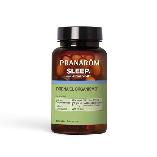 Pranarôm Aromaboost Sleep Conciliación Rápida Del Sueño Y Sueño De Calidad , 60 capsulas