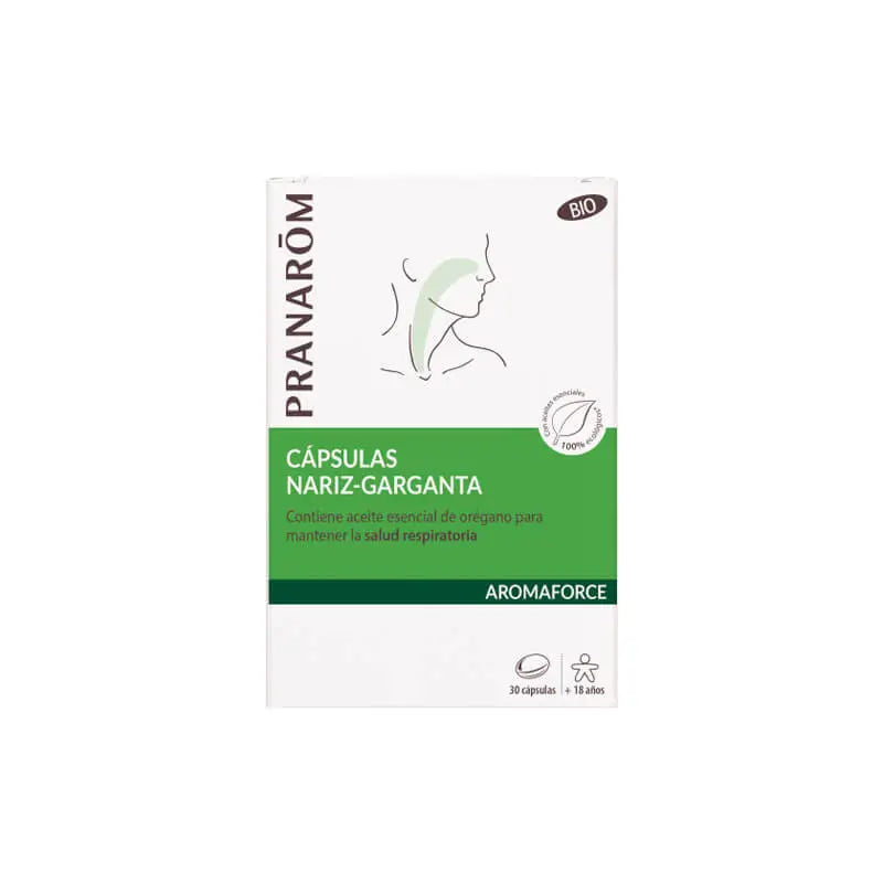 Pranarom Aromaforce Nariz-Garganta 30 Cápsulas