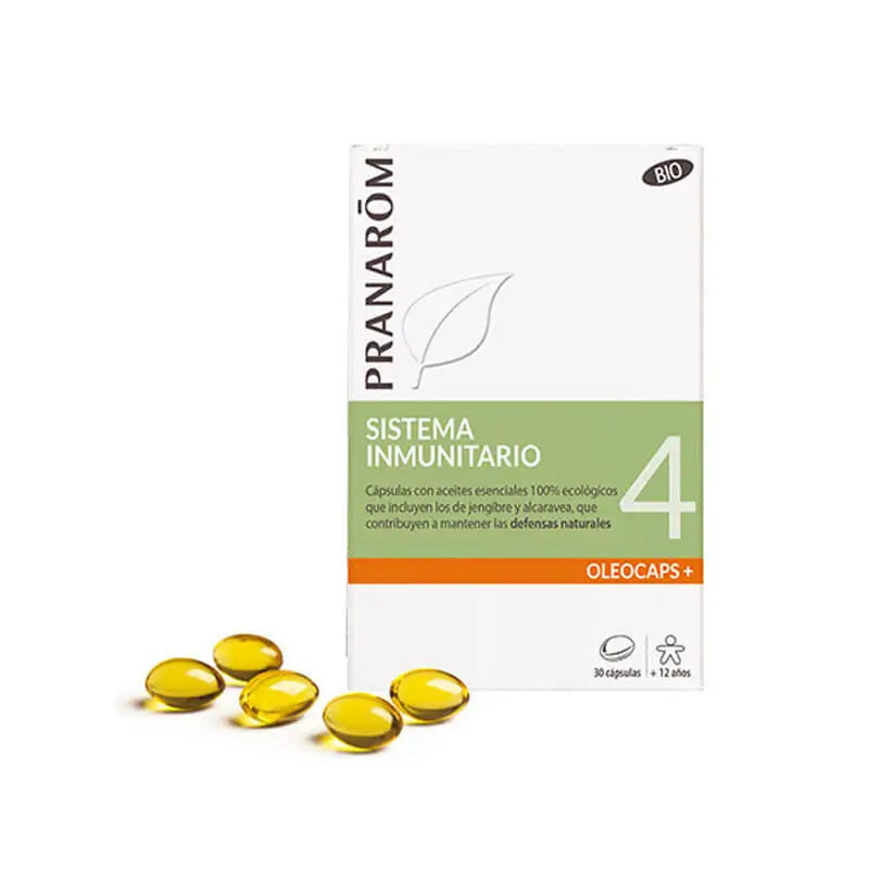 Pranarom Oleocaps 4 Defensas Naturales BIO, 30 Cápsulas