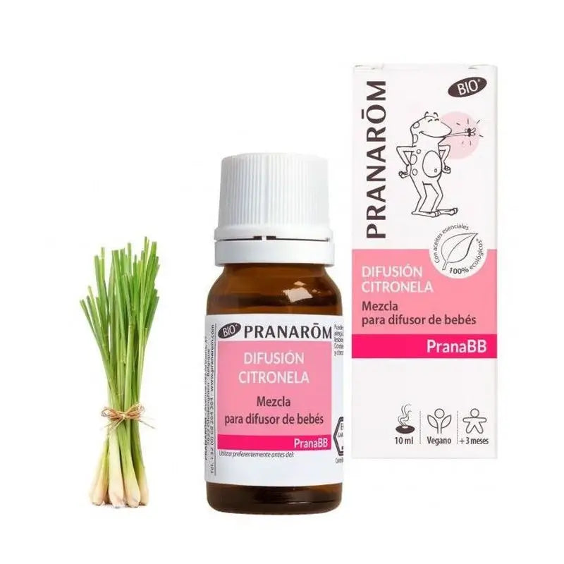 Pranarôm Pranabb Difusión Citronela BIO, 10 ml