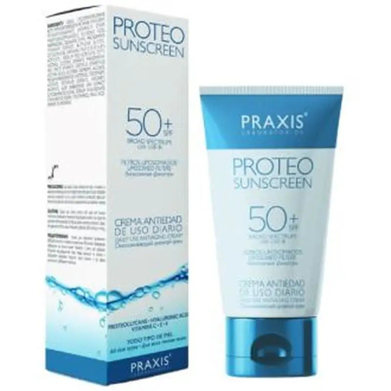 Praxis Proteo Sunscreen Spf50+ Crema Antiedad 60Ml. 