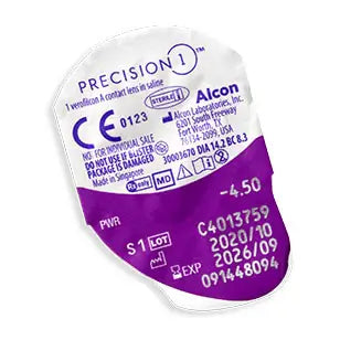 Precision 1 Lentillas Esféricas Diarias , 30 unidades - +1.25,8.3,14.2