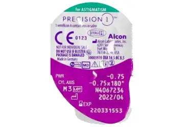 Precision 1 Lentillas Tóricas Diarias , 30 unidades