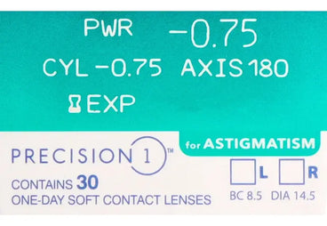 Precision 1 Lentillas Tóricas Diarias , 90 unidades