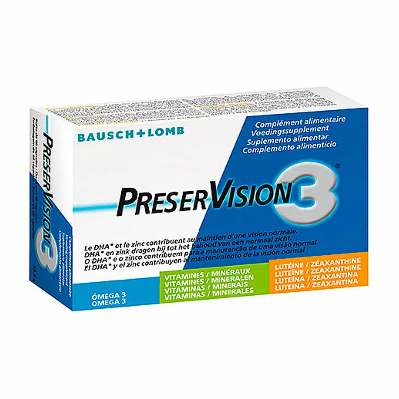 Bausch & Lomb Preservision 3 60 cápsulas