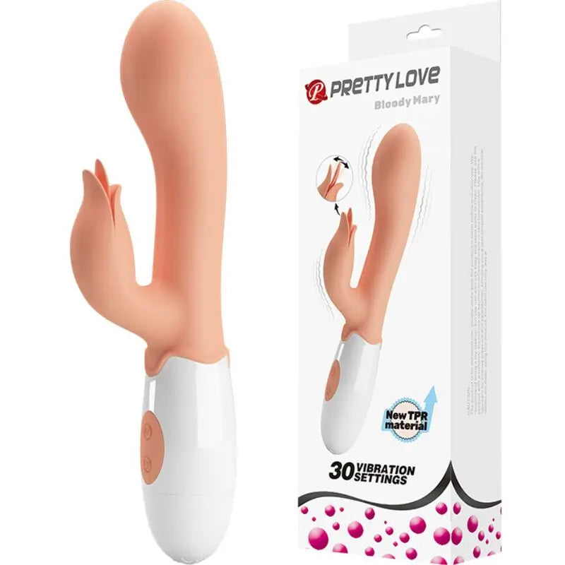 Pretty Love Bloody Mary Vibrador Con Estimulador 