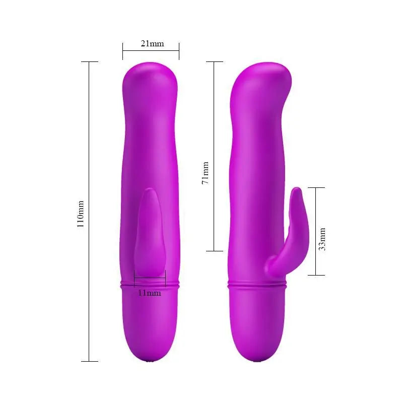 Prettylove Vibrador Blithe Color Púrpura