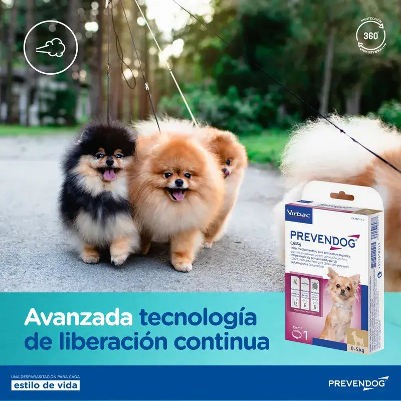 Virbac Prevendog Collar Antiparasitario 75 Cm, 1 Unidad