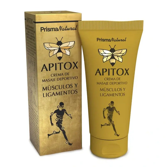 Prisma Natural Apitox Crema De Masaje Deportivo Músculos Y Ligamentos , 60 ml