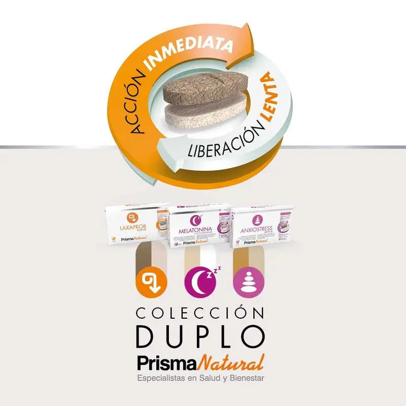 Prisma Natural Melatonina Sueño Bicapa, 30 comprimidos