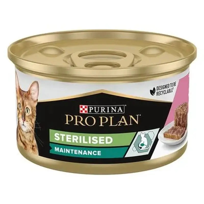 Pro Plan Feline Multi Lata Esterilizado Salmon Atun 12X85Gr