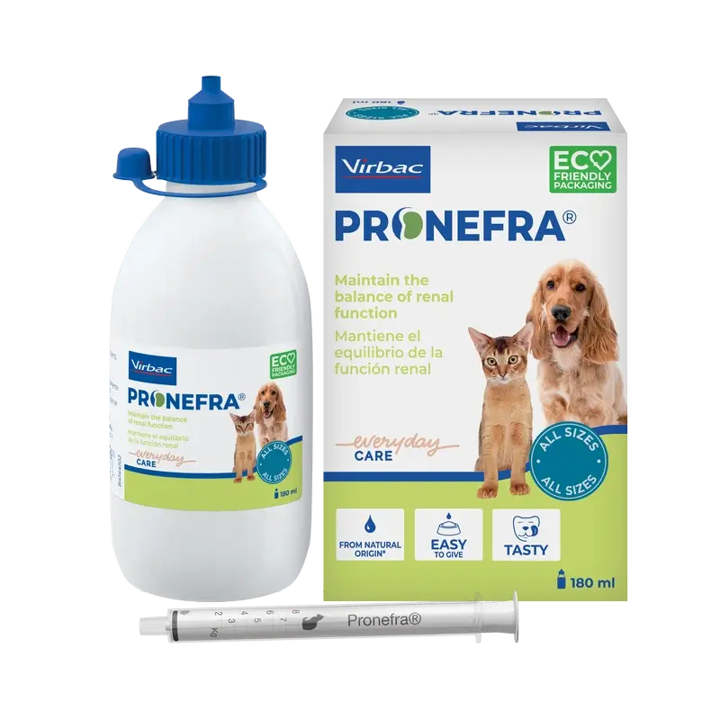 Virbac Pronefa Suplemento Renal Para Perros y Gatos, 180 ml