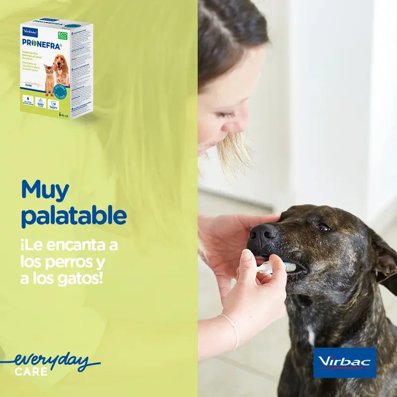 Virbac Pronefa 180 ml, Suplemento Renal Para Perros y Gatos