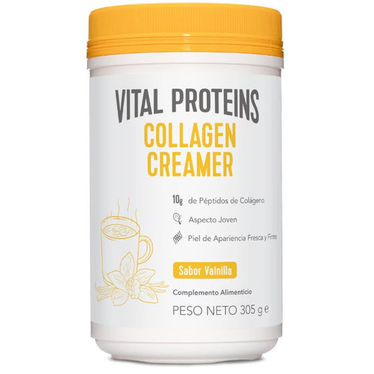 Vital Proteins Crema en Polvo de Colágeno Sabor Vainilla - 305g