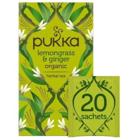 Pukka Jengibre Con Lemongras Infusion 20Ud. Bio 