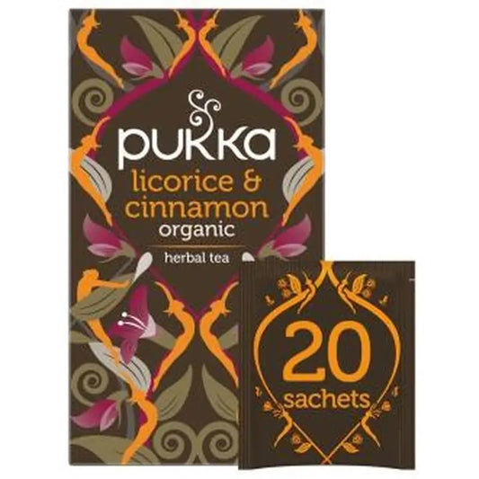 Pukka Regaliz-Canela Infusion 20Ud. Bio 