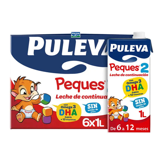 Puleva Peques 2 Leche Continuac 1L 6 unidades