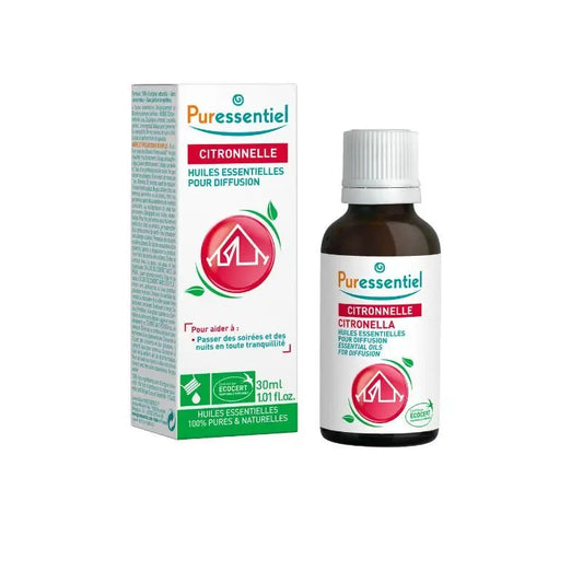 Puressentiel Difusión Citronela  Aceites Esenciales Para Difusión, 30 ml