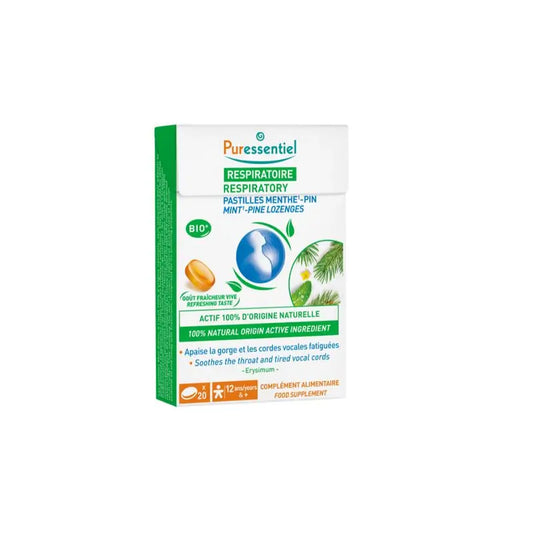 Puressentiel Pastillas Garganta Menta-Pino, 18 uds