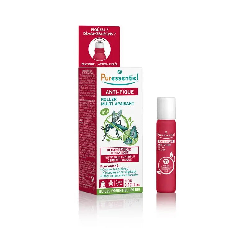 Puressentiel Roll-On Multi-Calmante Con Ae Bio Anti-Pic, 5 ml