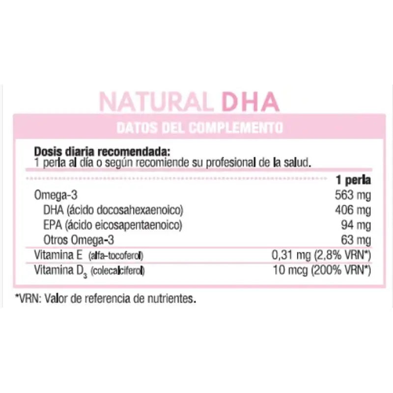 Puro Omega Natural Dha Embarazo Y Lactancia , 180 perlas