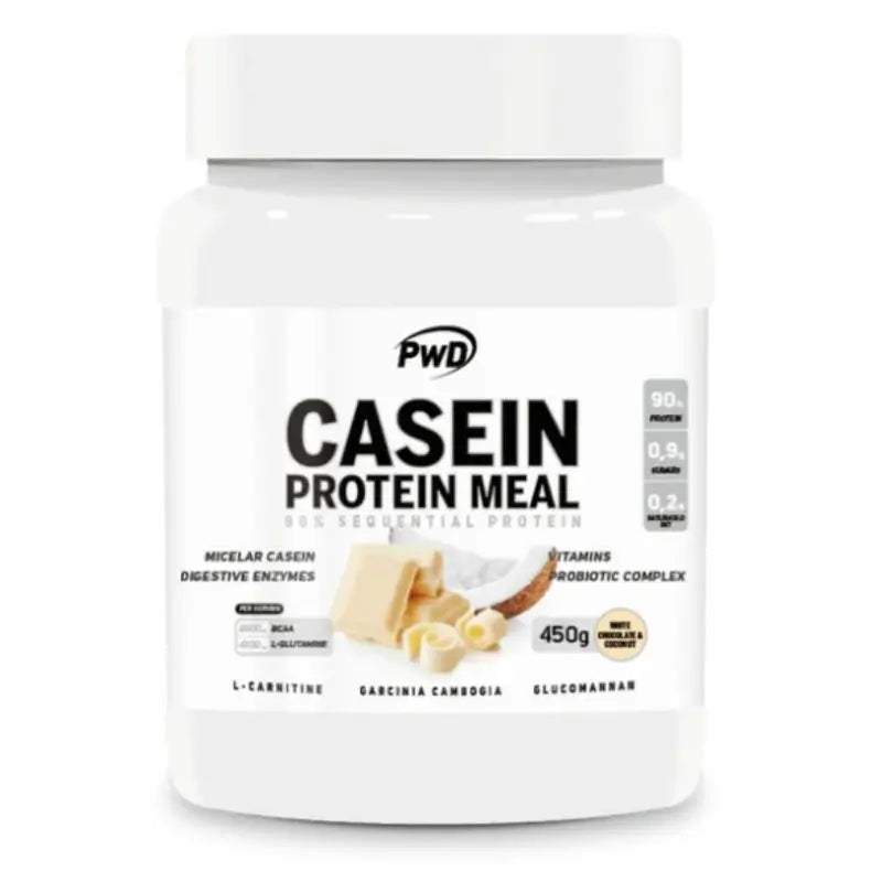 Pwd Casein Protein Meal Chocolate Blanco+Coco Bote 1.5 Kg