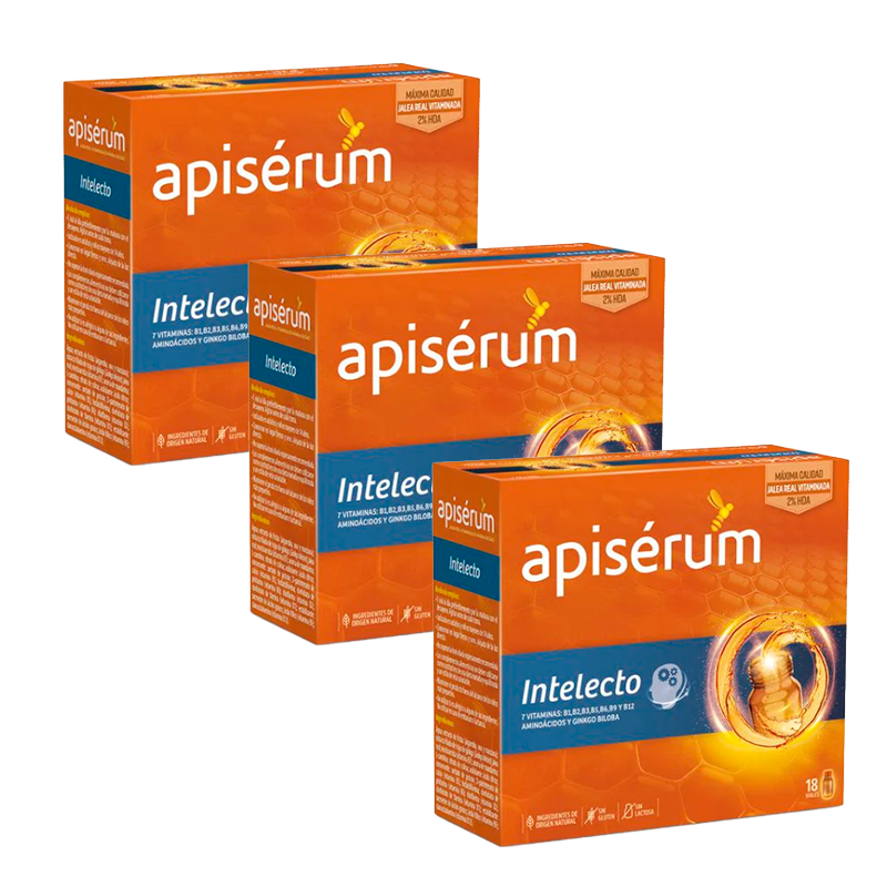 ApiSérum Triplo Intelecto 3 x 18 Viales