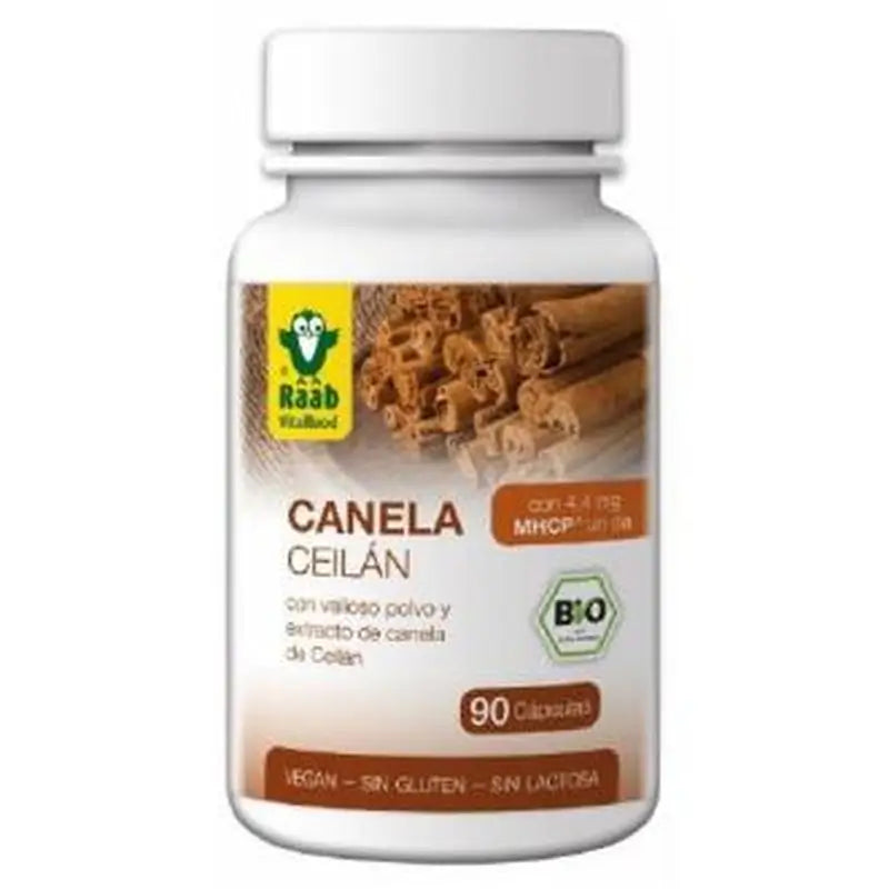 Raab Vitalfood Canela 90Cap. Bio Sg Vegan 