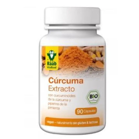 Raab Vitalfood Curcuma Extracto 90Cap. Bio Sg Vegan 