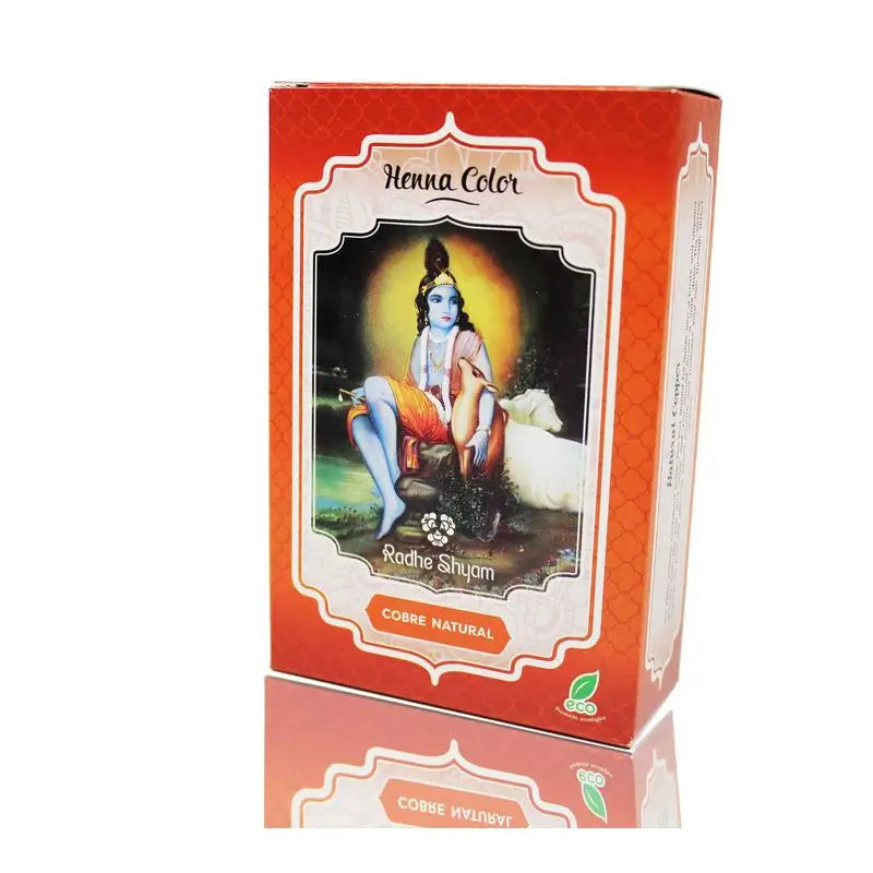 Radhe Henna Cobre Natural Polvo Radh , 100 gr