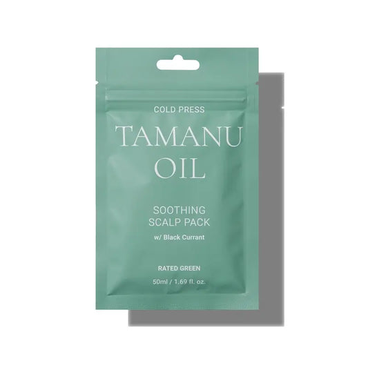 Rated Green Cold Press Tamanu Oil Soothing Cuero Cabelludo Pack, 50 ml