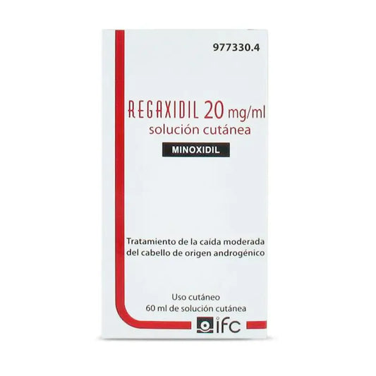 Regaxidil 20 mg/ ml Minoxidil Solución Cutánea 1 Frasco 60 ml