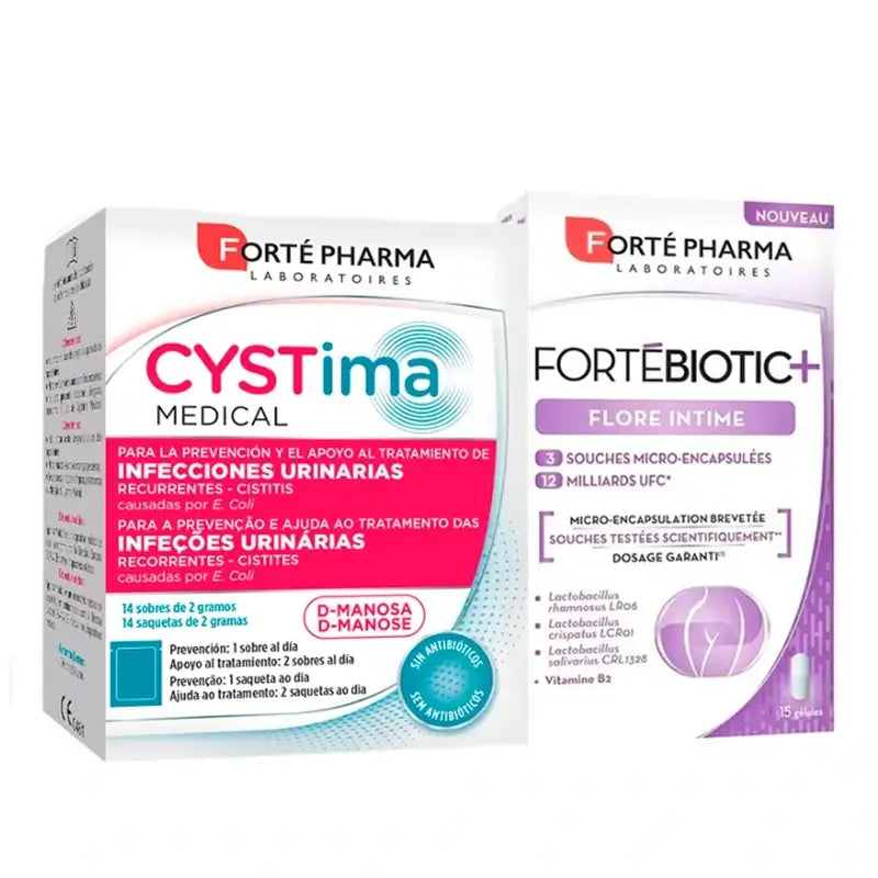 REIG JOFRE PACK ÍNTIMO CYSTIMA + FORTEBIOTIC + FLORA INTIMA