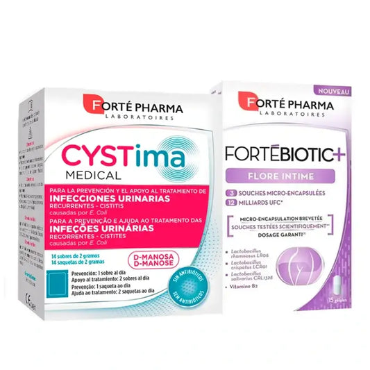 REIG JOFRE PACK ÍNTIMO CYSTIMA + FORTEBIOTIC + FLORA INTIMA