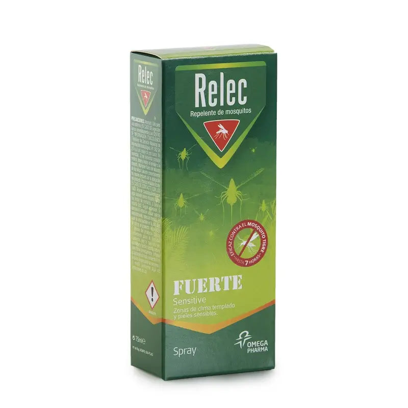 Relec Fuerte Sensitive Spray Antimosquitos,75 ml