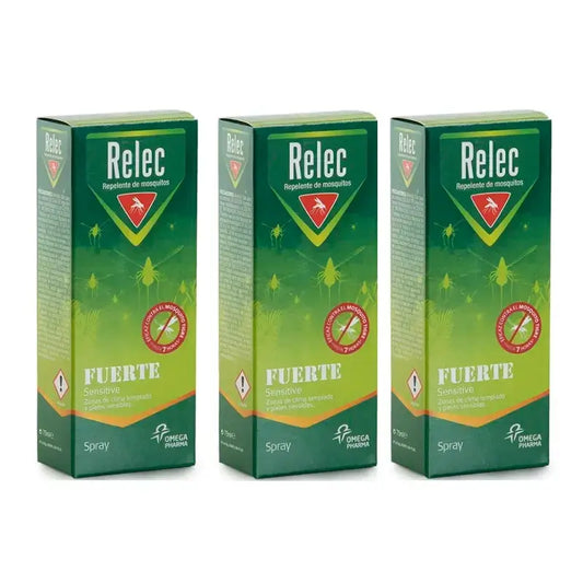 Relec Fuerte Triplo  Sensitive Spray  3 x 75 ml