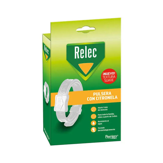 Relec Pulsera Antimosquitos Blanca