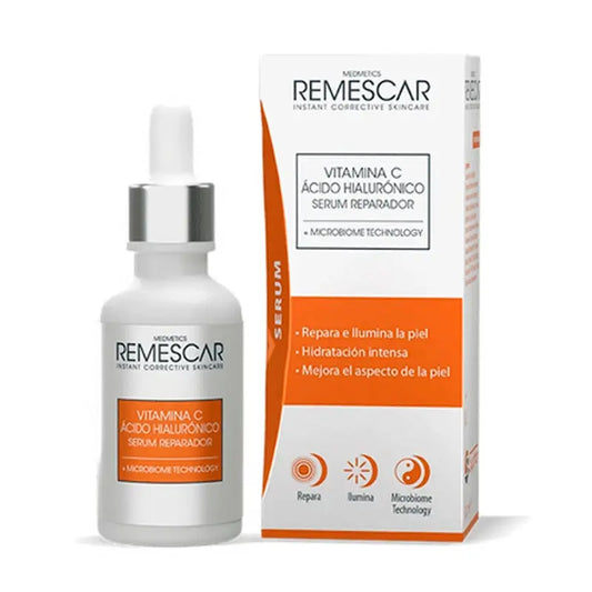 Remescar Vitamina C & Ácido Hialurónico Serum Reparador, 30 ml