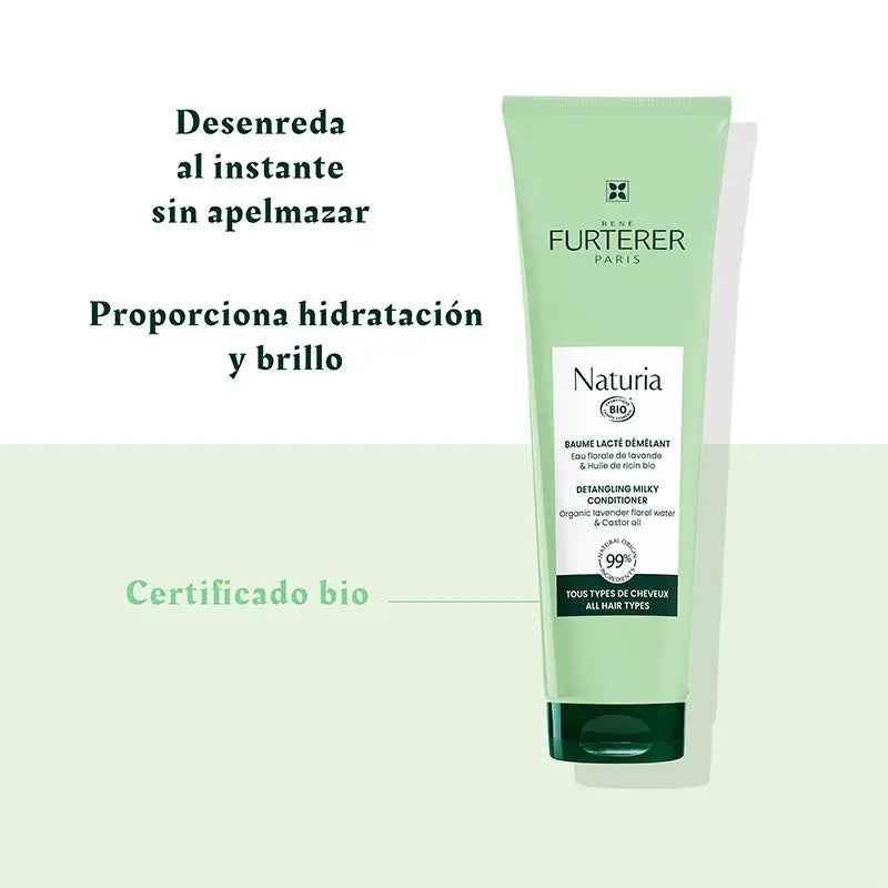 René Furterer Bálsamo Lácteo Desenredante Bio, 150 ml